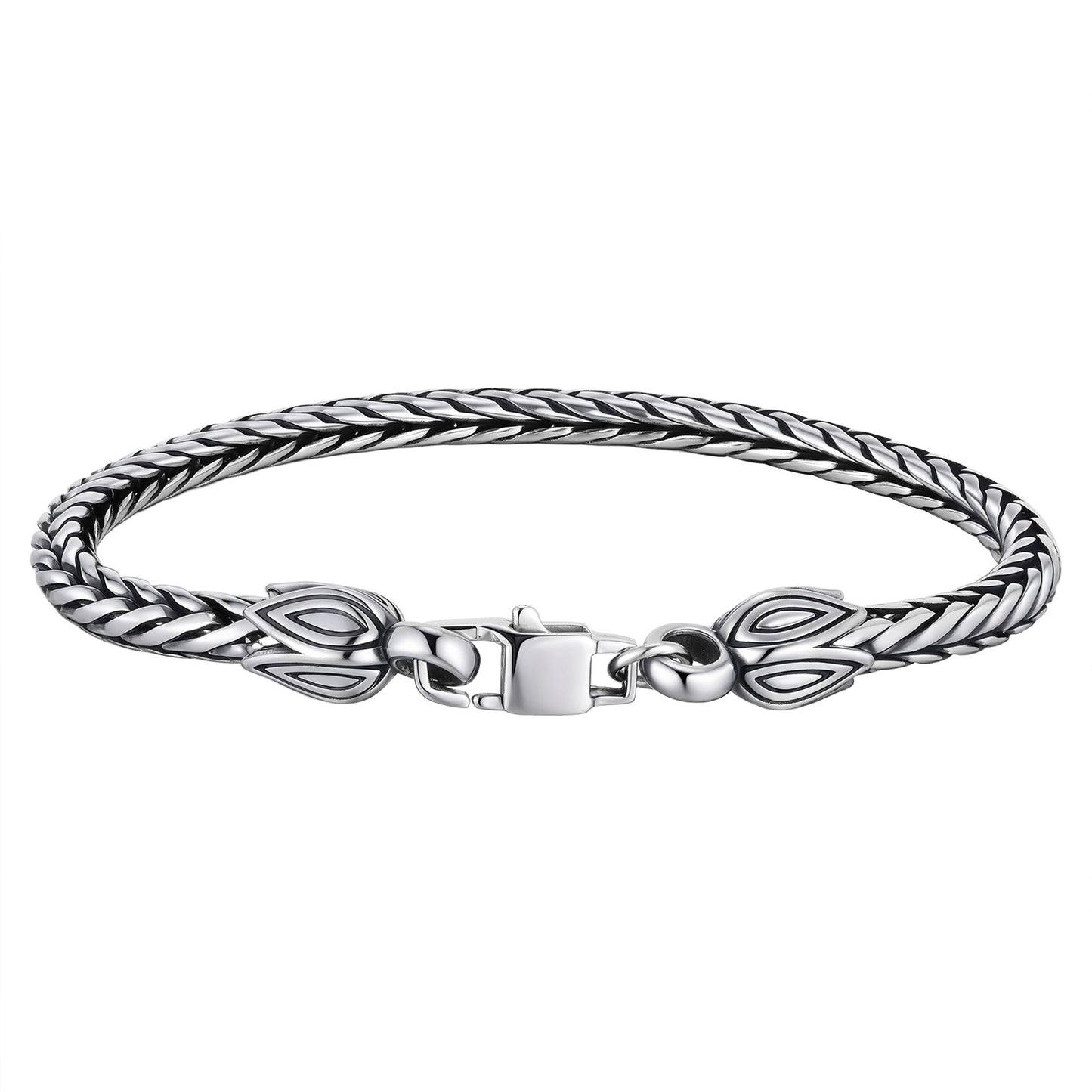 Planderful Men Stainless Steel Hip Hop Bracelet Durable