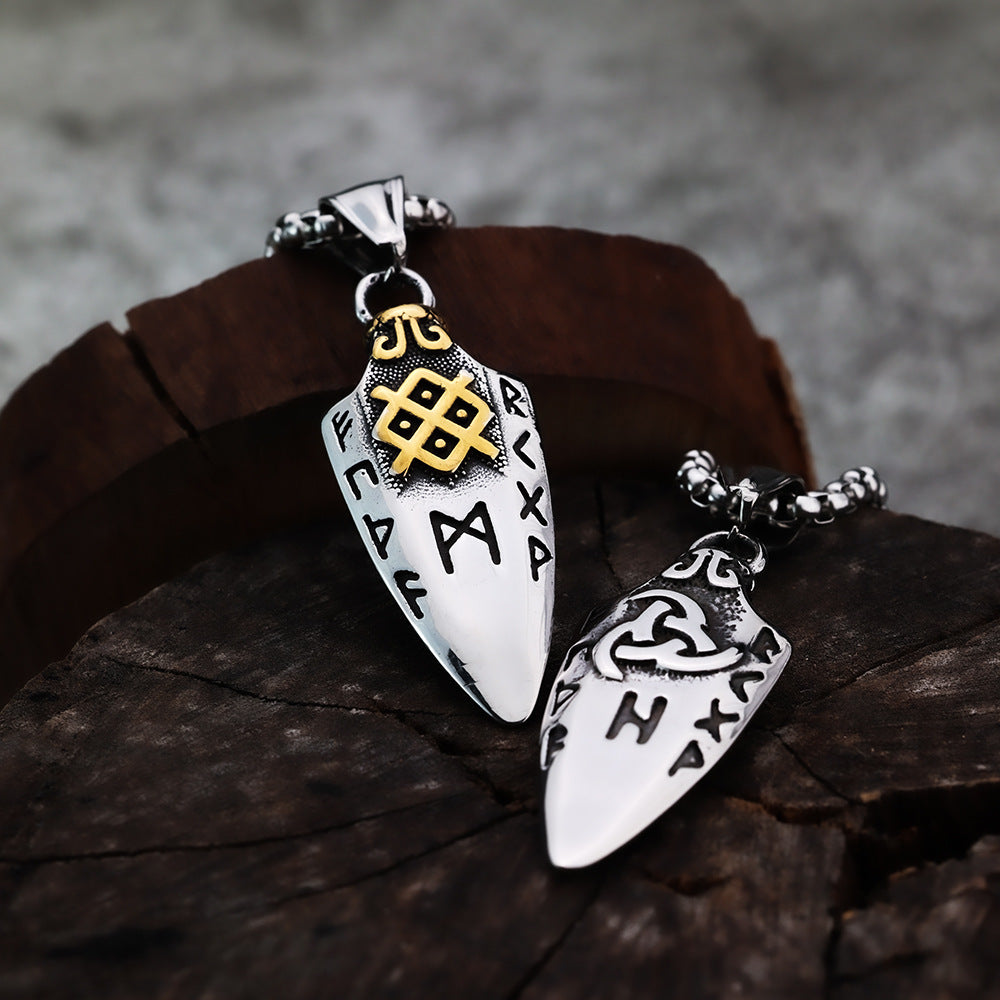 Norwegian Nordic Viking Rune Men's Pendant Necklace Accessories