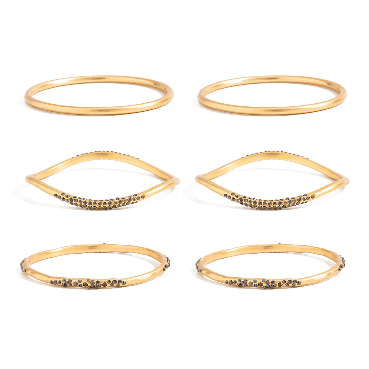Planderful Vienna Verve Retro Zircon Bracelet Set Fine Jewelry For Women European American Style Stacked Statement
