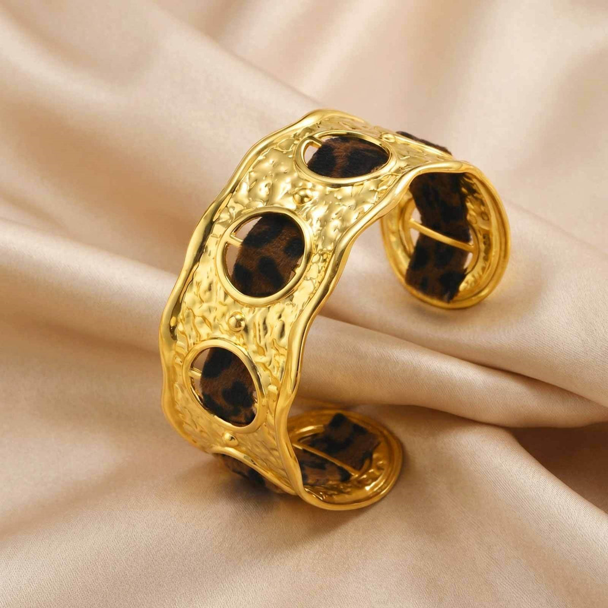 Geometric Adjustable Stainless Steel Bracelet
