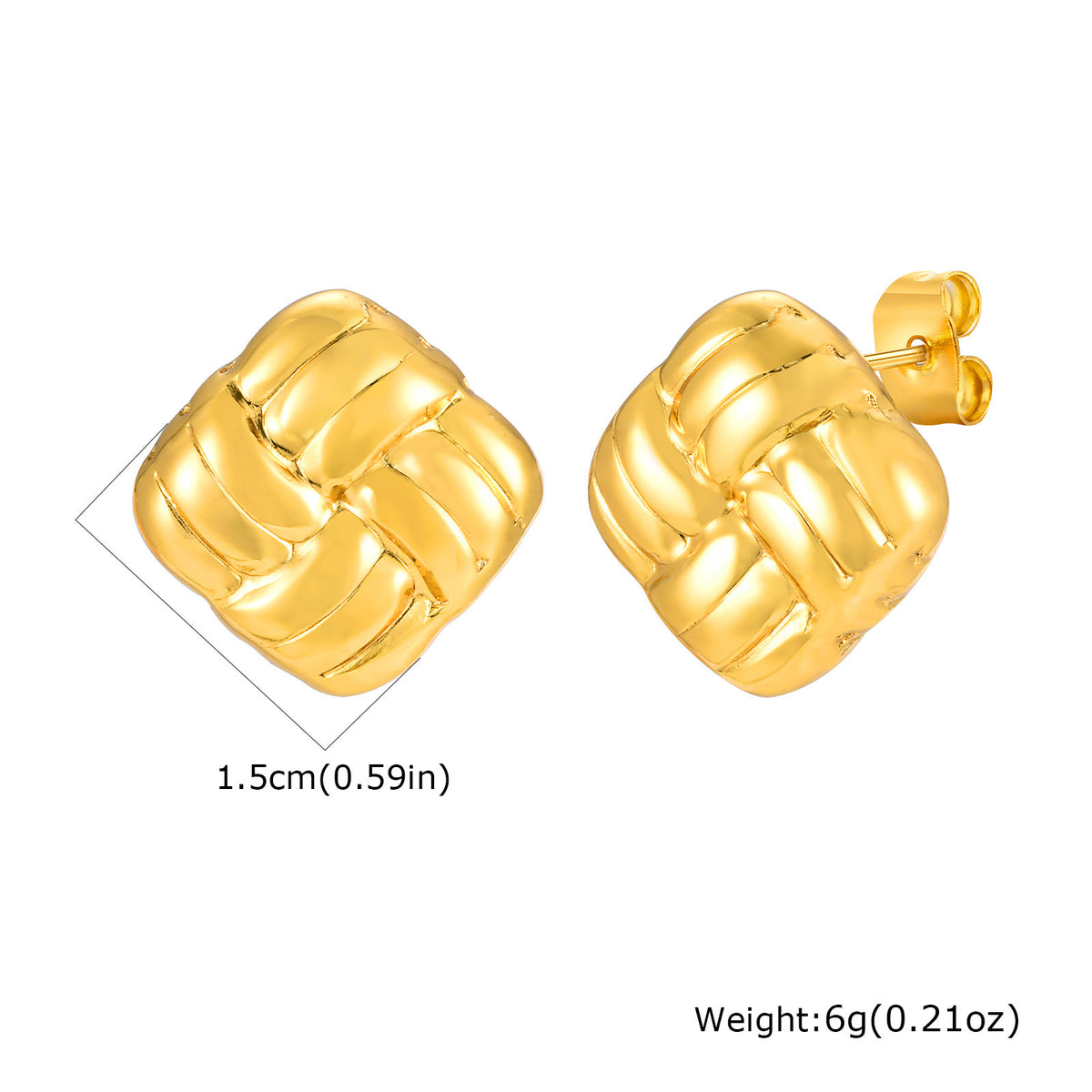 Stainless Steel Geometric Earrings