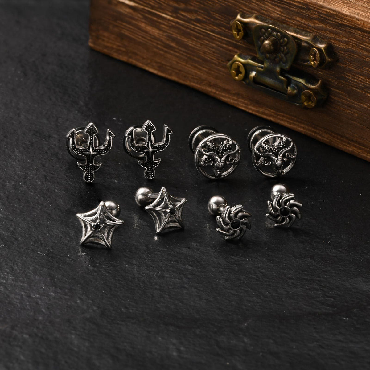 Stainless Steel Vintage Single Earring