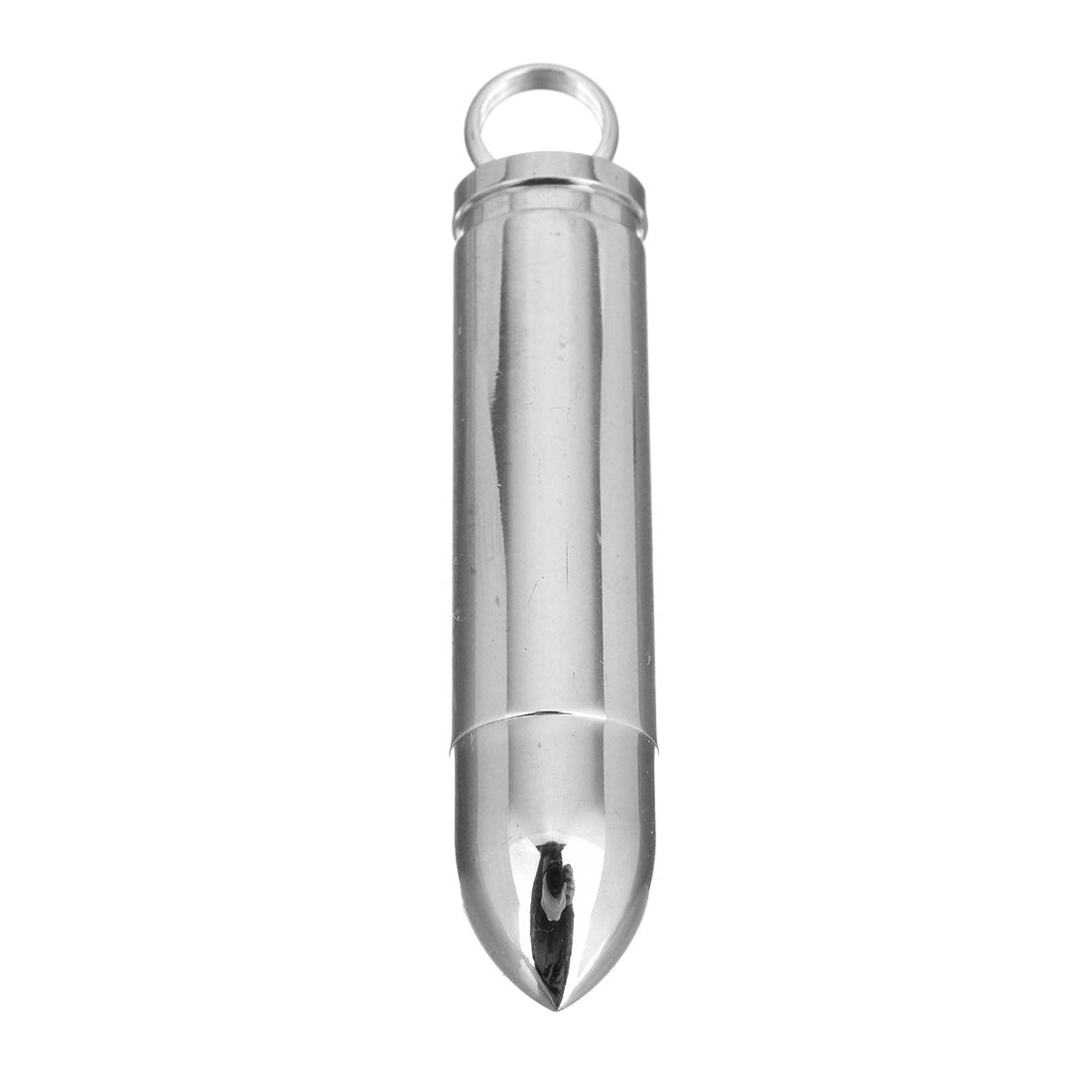 1. Planderful Stainless Steel Bullet Pendant Necklace Unisex Hip Hop Style Jewelry Gift
