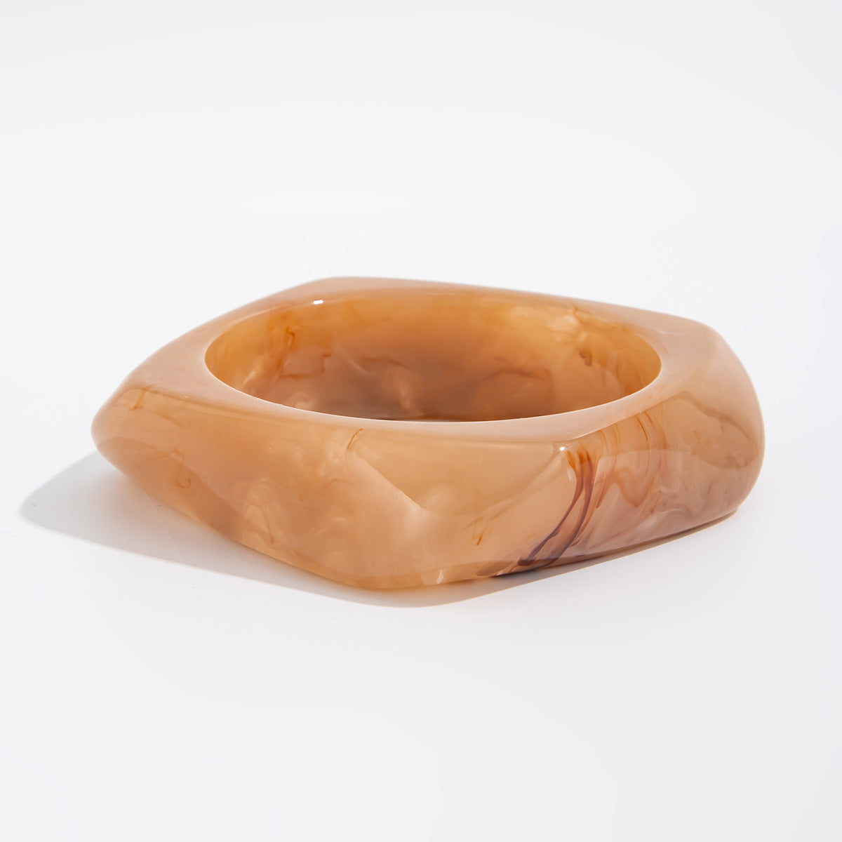 Stacked Smooth Bracelet Irregular Color Smudged Bracelet