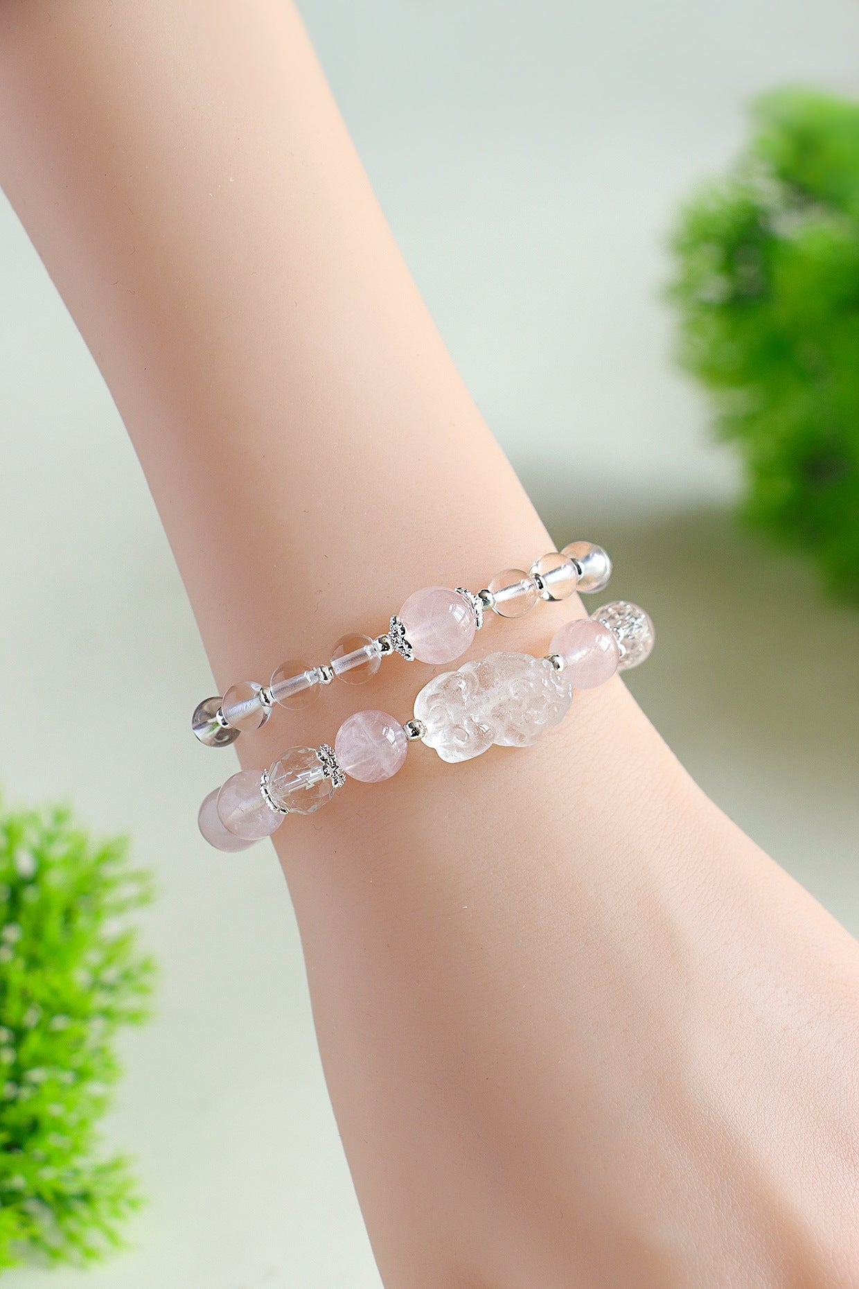 Planderful Fortune's Favor Bracelet – Fresh and Sweet Crystal Stacked Design