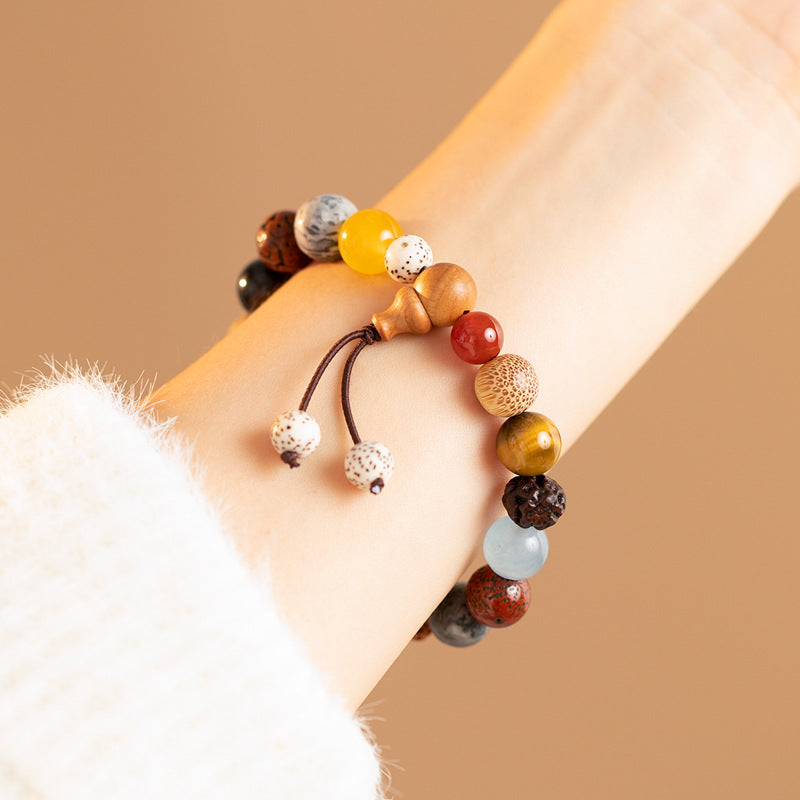 Sandalwood Pendant Bracelet