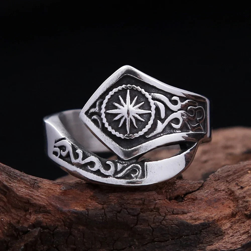 Vintage Dagger Stainless Steel Men's Ring