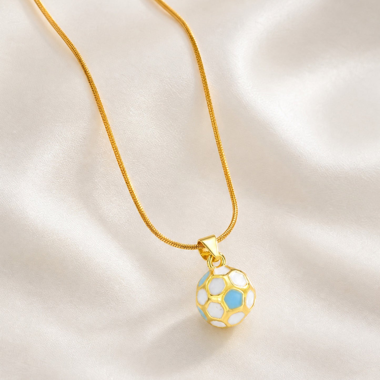 Hot-Selling World Cup Football Pendant Necklace In Europe & America – Copper Sports