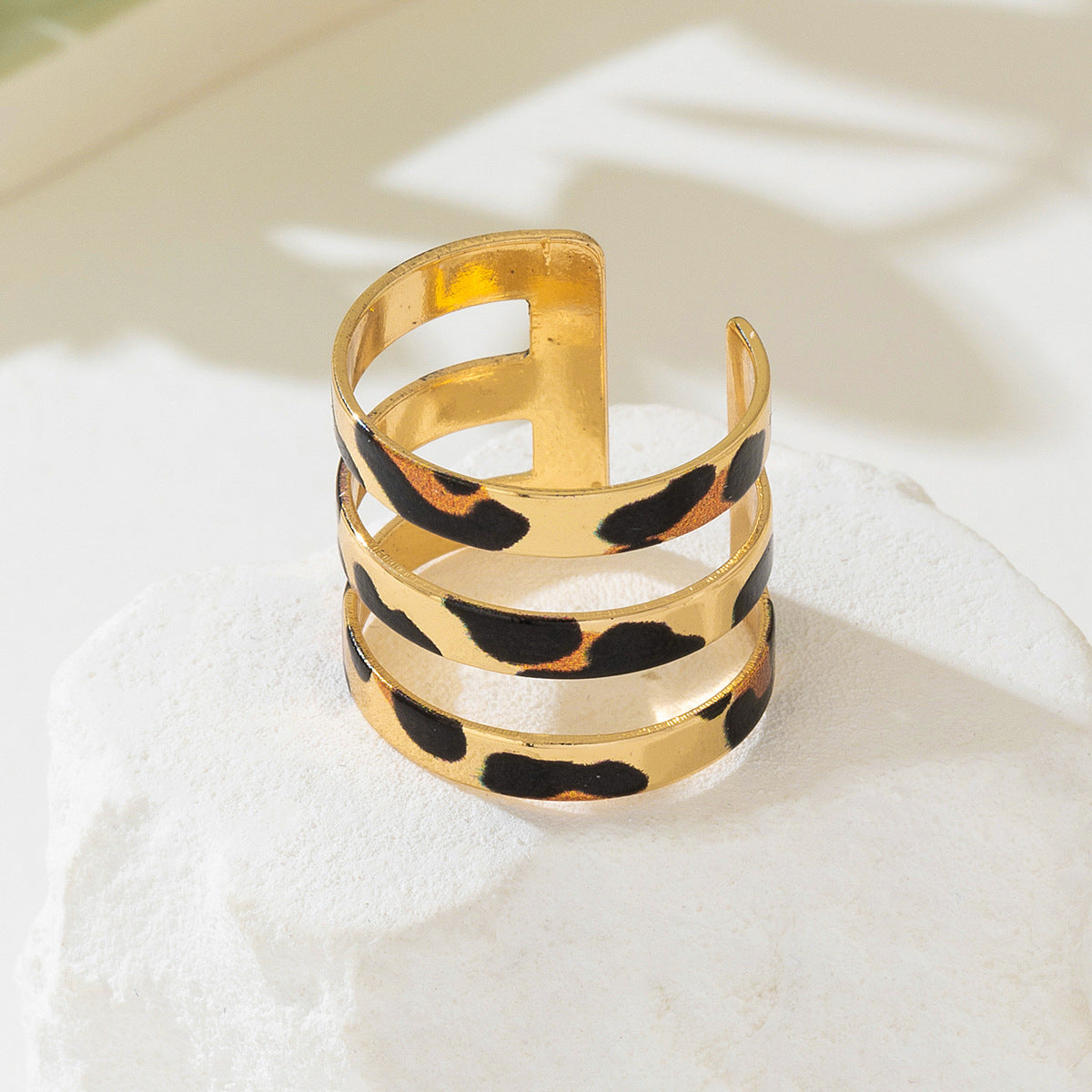 Planderful Vienna Verve Bracelet Ring Set – Retro High-End Fashion Design