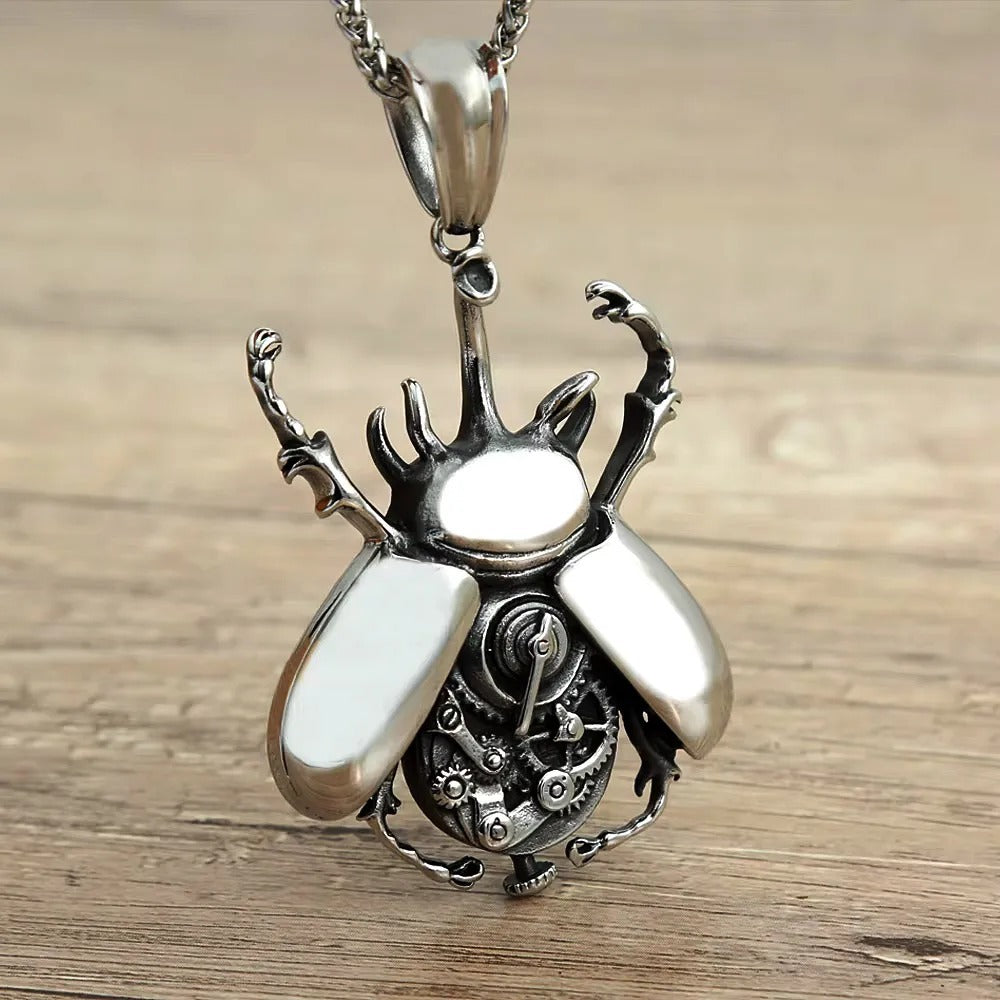 Punk Vintage Stainless Steel Pendant Necklace