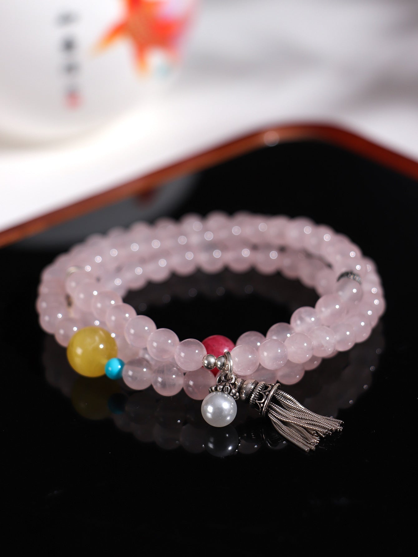 Planderful Fortune's Favor Bracelet – Elegant Aquamarine Crystal Design