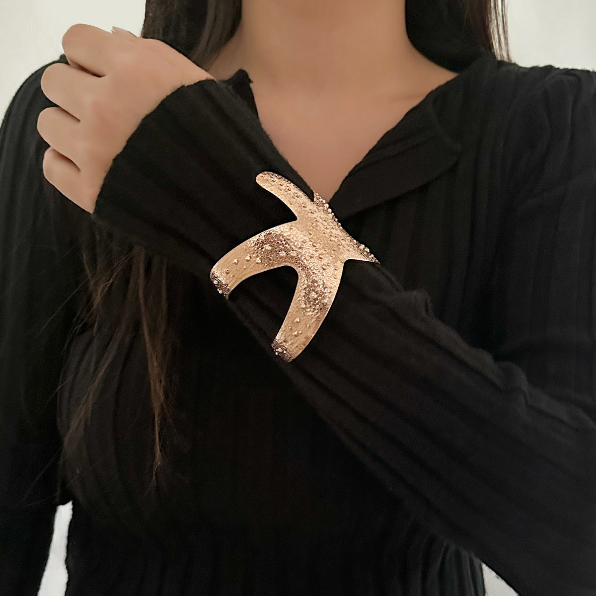 Starfish Opening Bracelet Planderful Vienna Verve Personalized Hand Jewelry For Women Statement Accessory
