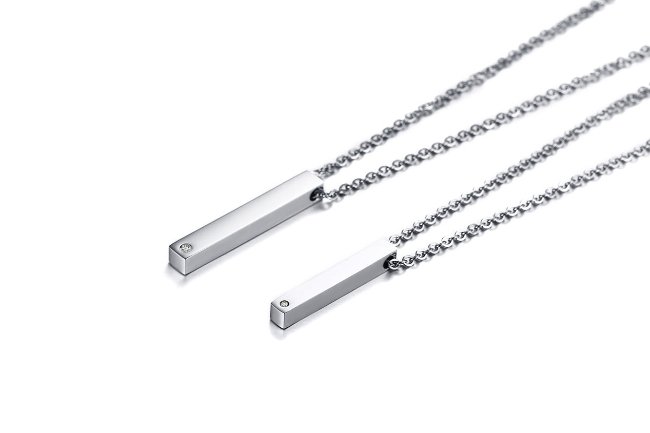 Cross-Border Jewelry Wholesale Simple Stainless Steel Pendant