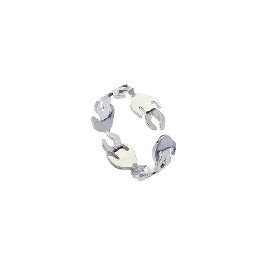 Vienna Verve Metal Ring - Unique Female Minority Design, Adjustable Fit, Stylish and Durable