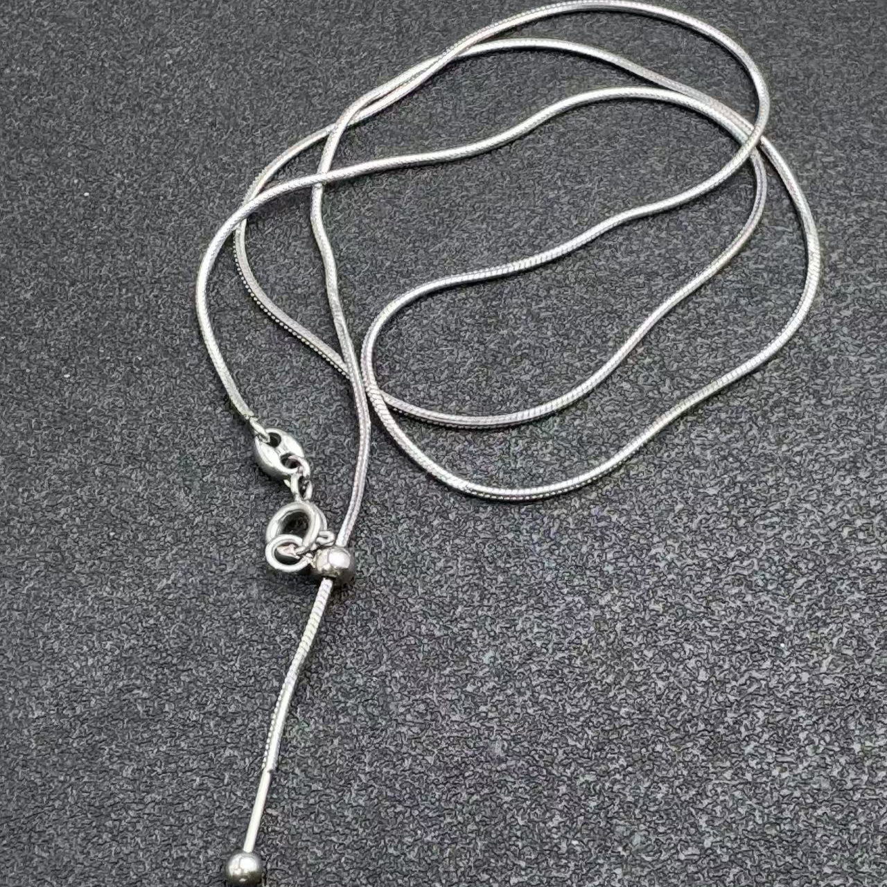 Planderful Jewelry Adjustable Chain Pendant Necklace 18K