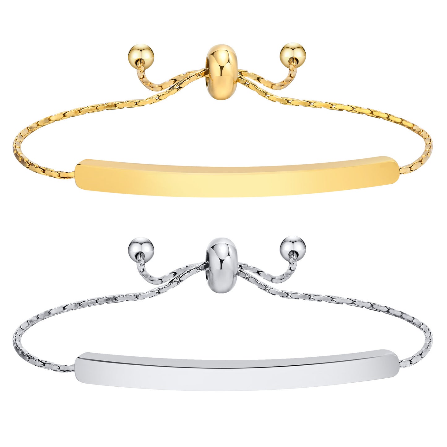 Stainless Steel Cross-Border Adjustable Hammer Chain Bracelet