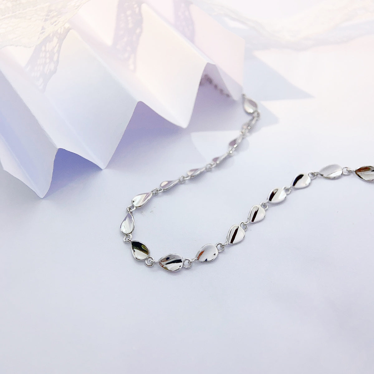 Minimalist Simple 925 Sterling Silver Bracelet