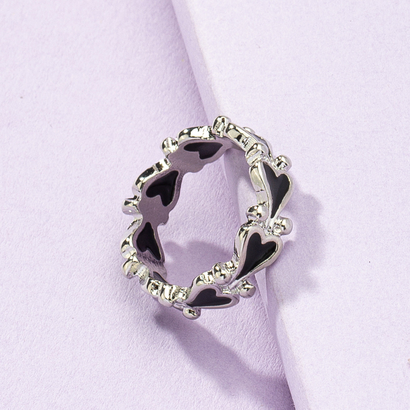 European and American Spring Jewelry Collection - Vienna Verve Love Dropping Oil Ring