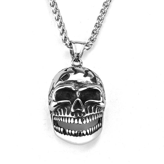 European And American Retro Men's Jewelry Gothic Skull Pendant