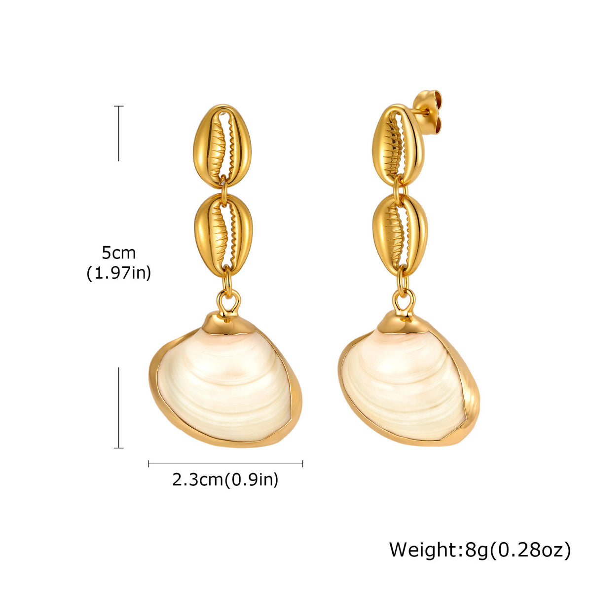 Modern Stainless Steel Earrings