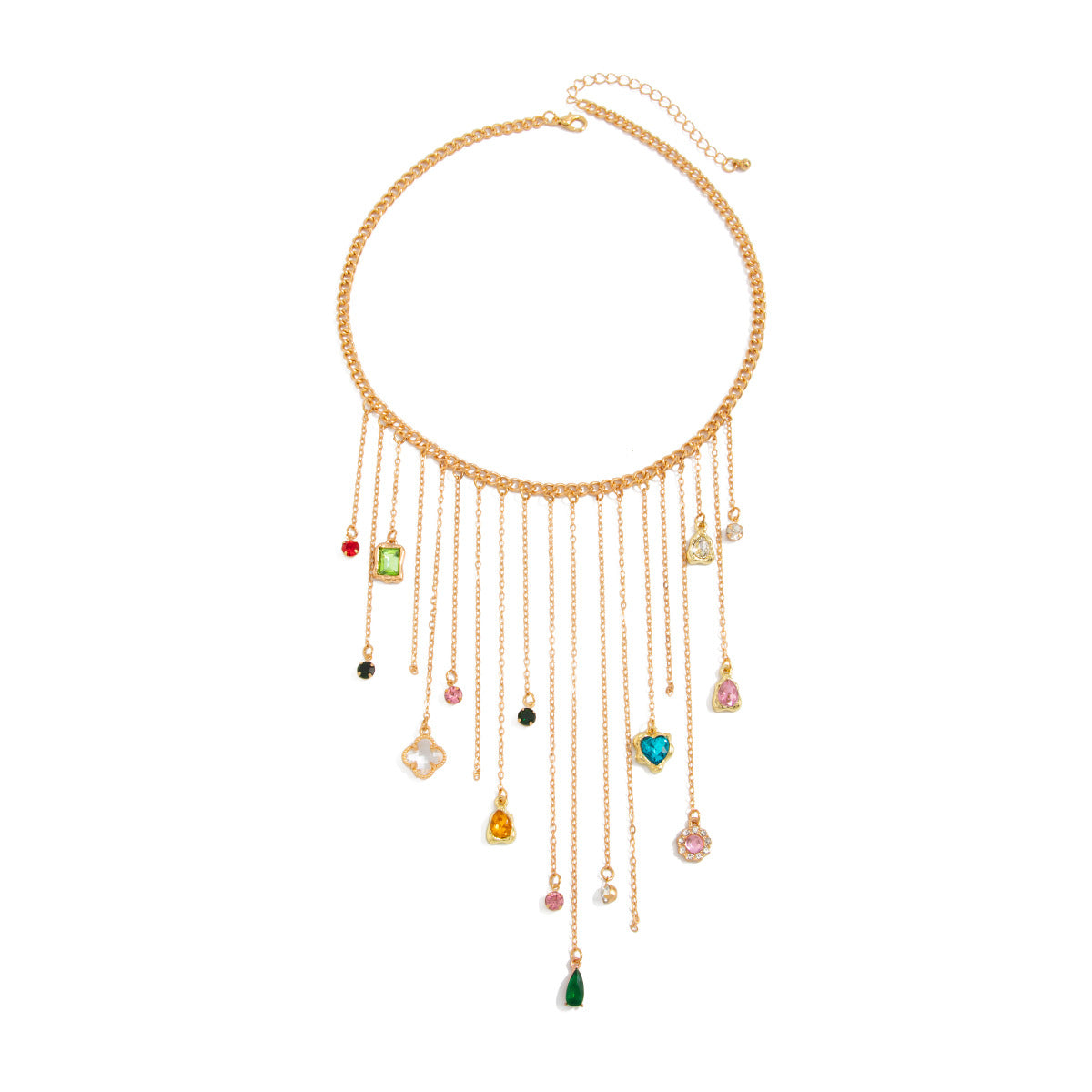 Dopamine Gemstone-Style Heart Choker