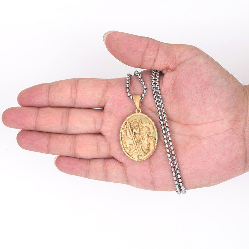 Steel Necklace – Elegant Everyday Genie Collection Men's Jewelry for Daily Luxury by Planderful