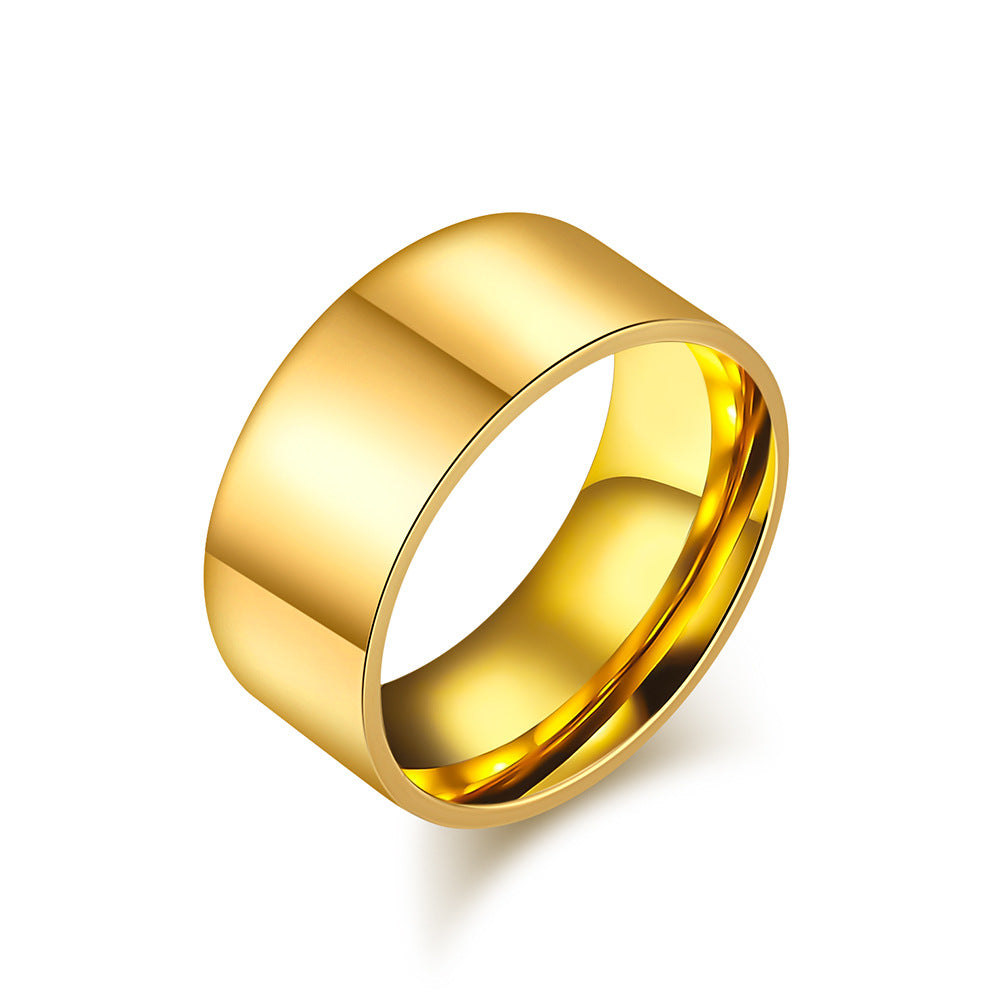 Modern Stainless Steel Ring — Gold / Silver / Black