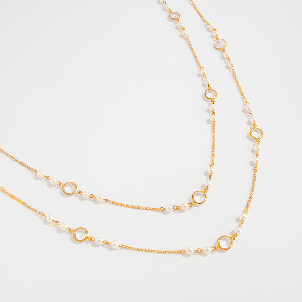 Retro Star-Shaped Fringed Sweater Chain For Imitation Pearls Stacked With Long Necklaces Necklace