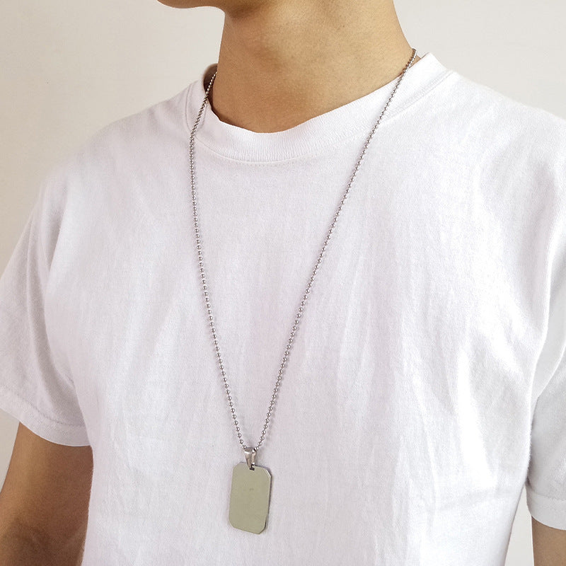 Stainless Steel Jewelry Personalized Military Pendants for Men