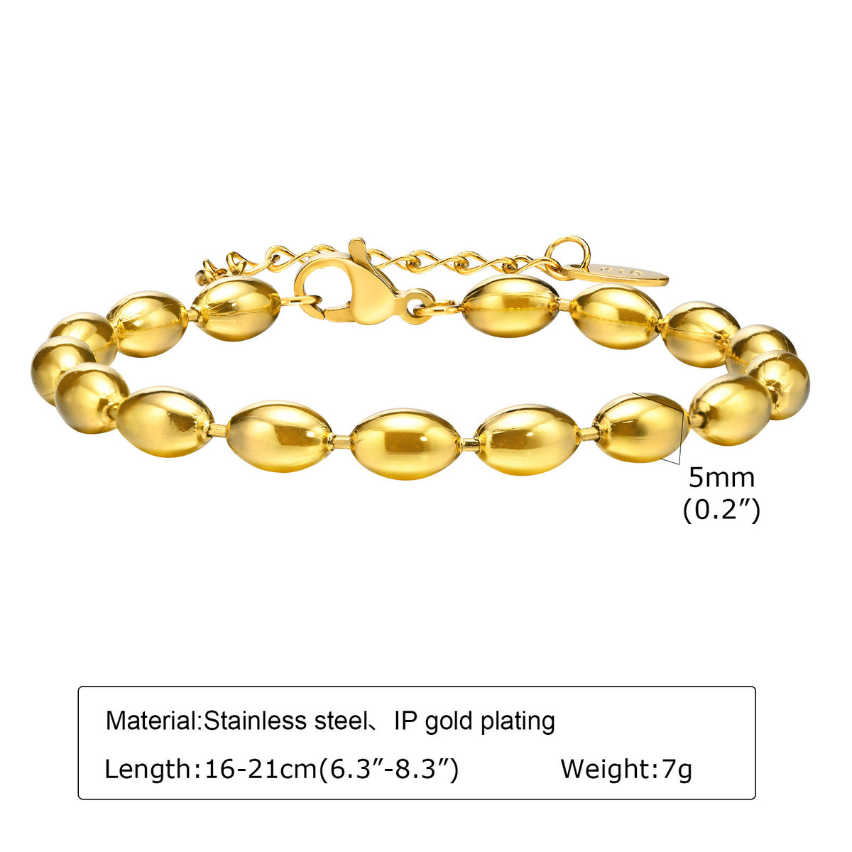 Heart Stainless Steel Bracelet
