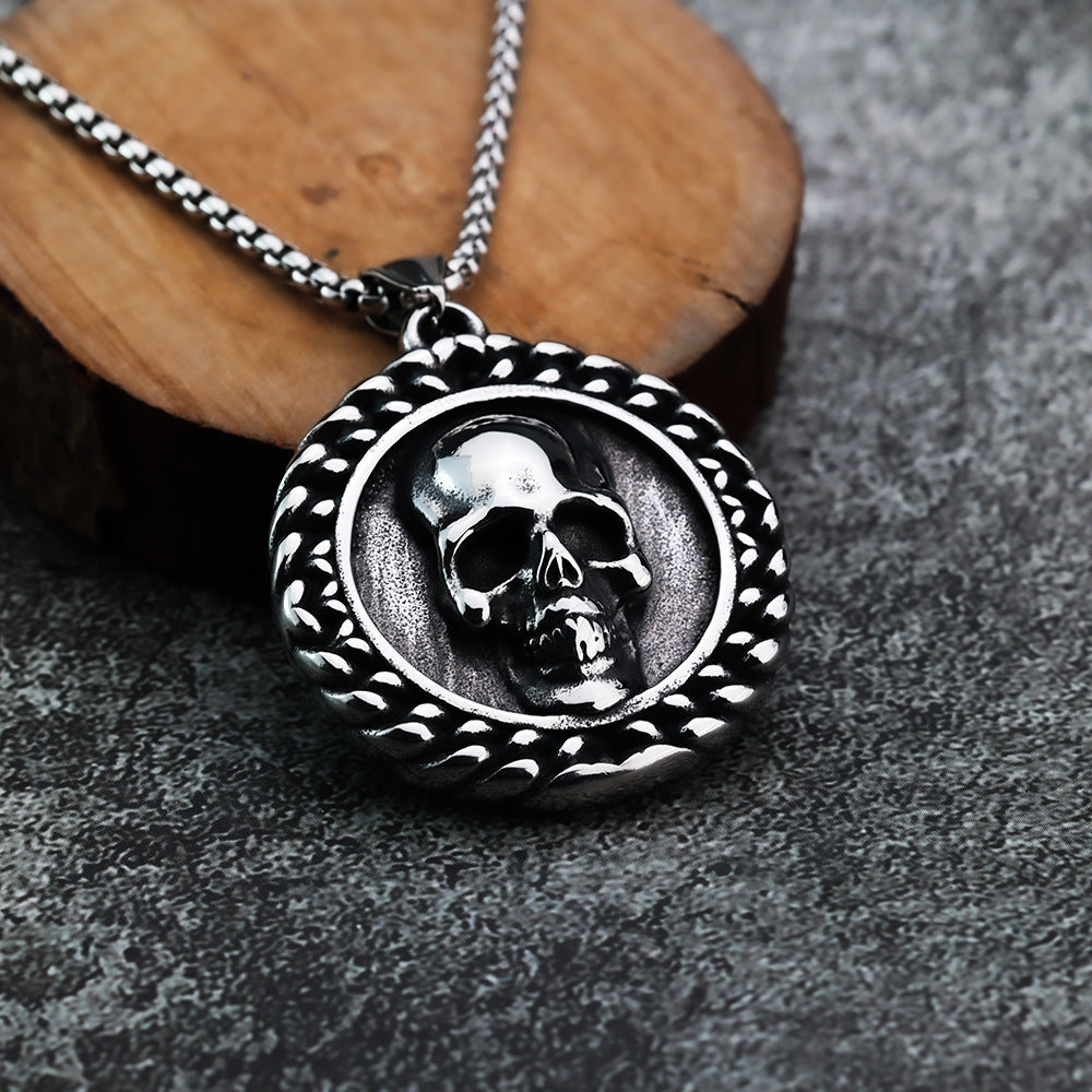 Cross-Border Nordic Viking Skull Pendant Jewelry for Men