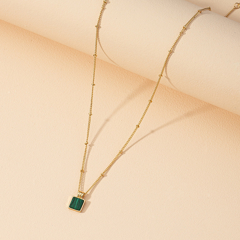 Turquoise Pendant Necklace - Vienna Verve Collection by Planderful