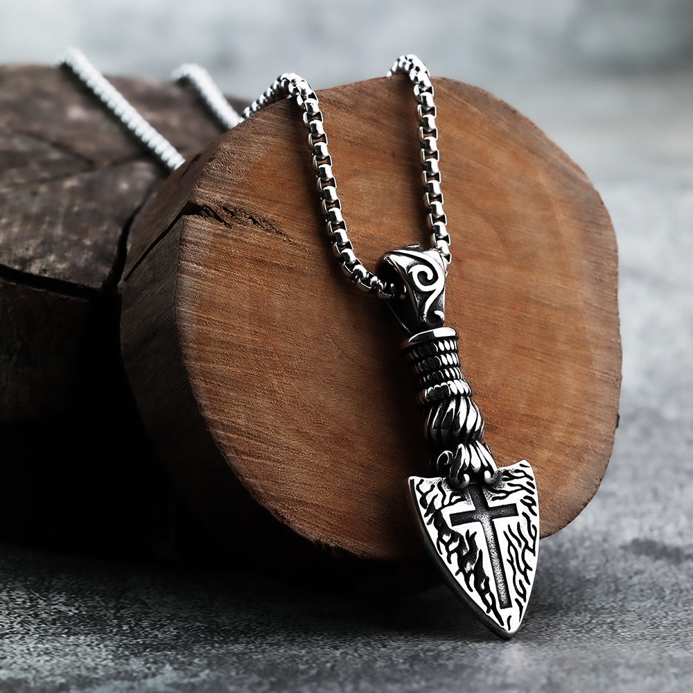 Personalized Simple Viking Pendant for Men's Fashion Jewelry