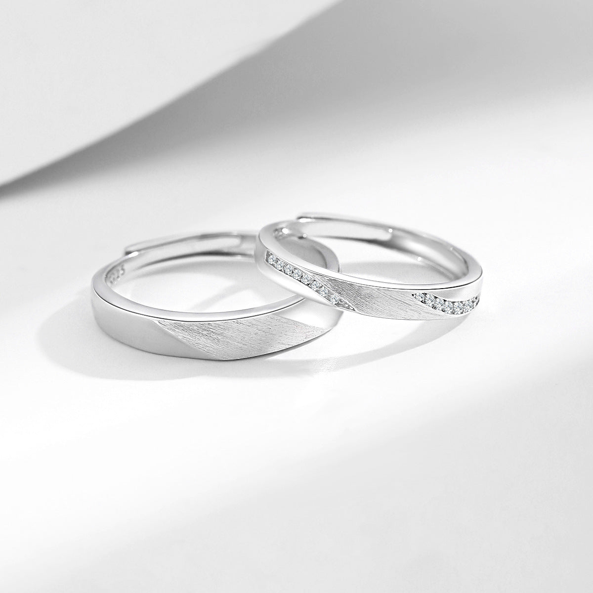 Planderful Everyday Genie – S925 Sterling Silver for the Rest of Your Life Couple Ring