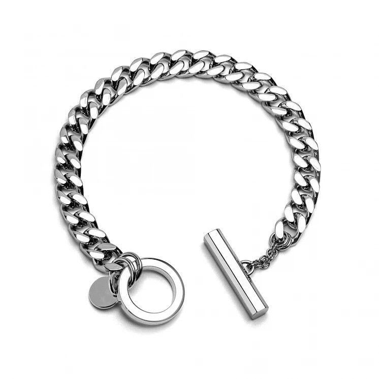 Planderful Jewelry Titanium Steel Cuban Link Bracelet For Men And Women Luxury Everyday Style And Craftsmanship