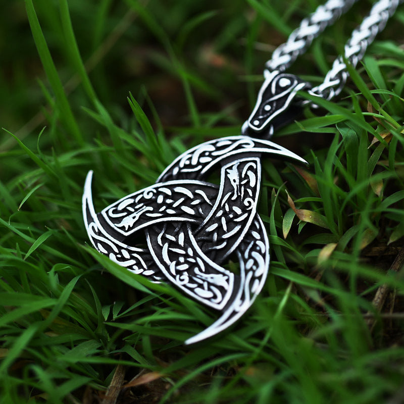 Nordic Viking Celtic Knot Stainless Steel Pendant for Men