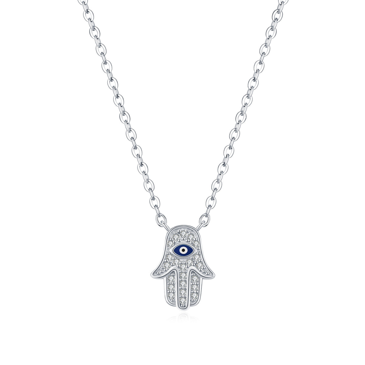 925 Sterling Silver Palm Necklace