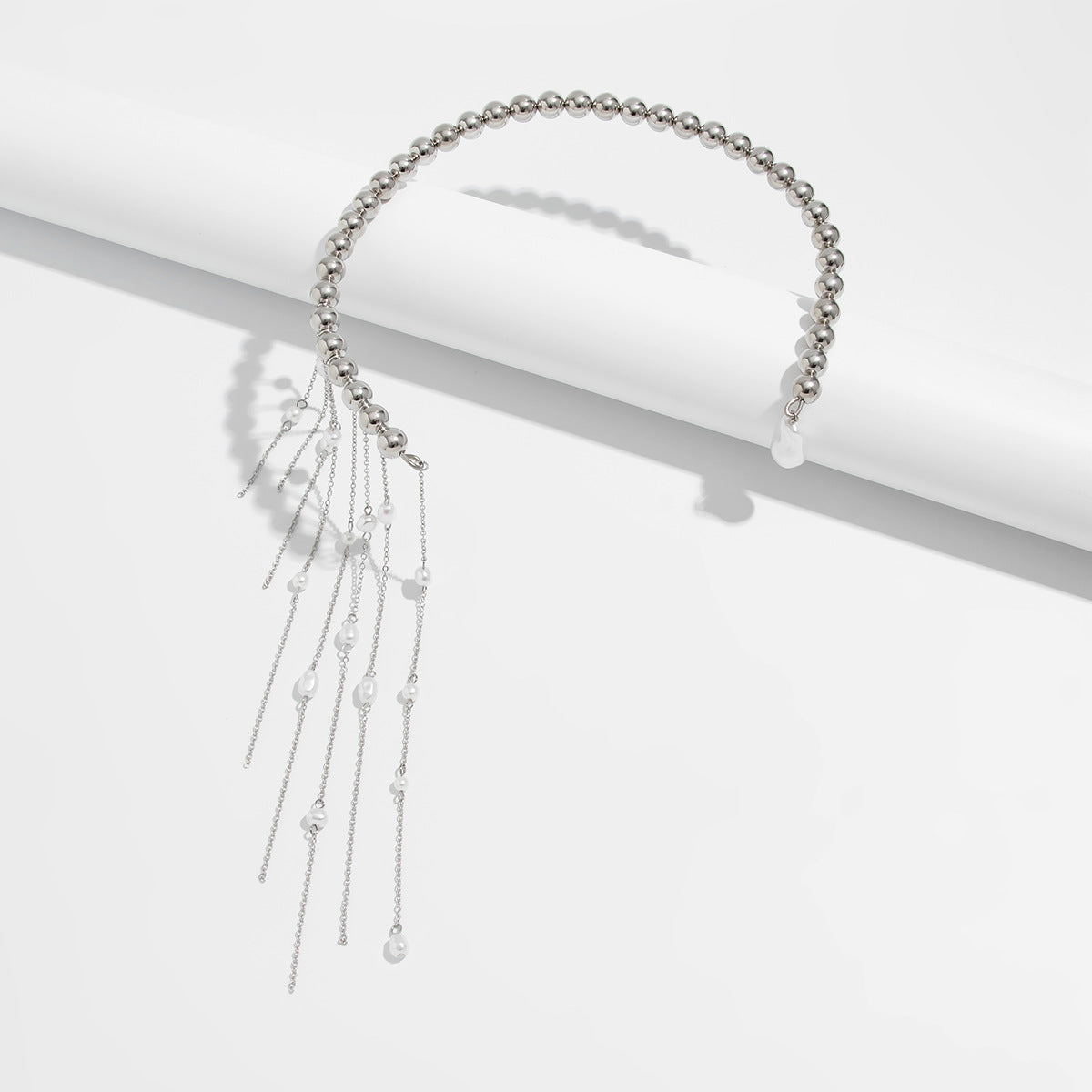 Planderful Vienna Verve Necklace – Elegant Imitation Pearl Design