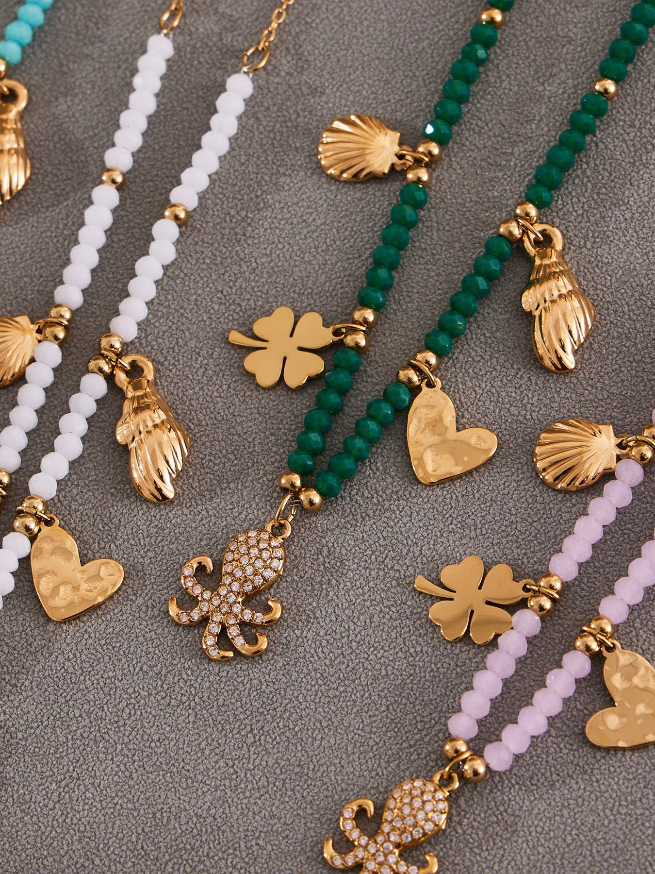 Planderful Ocean Octopus Pendant Necklace Zirconium Women