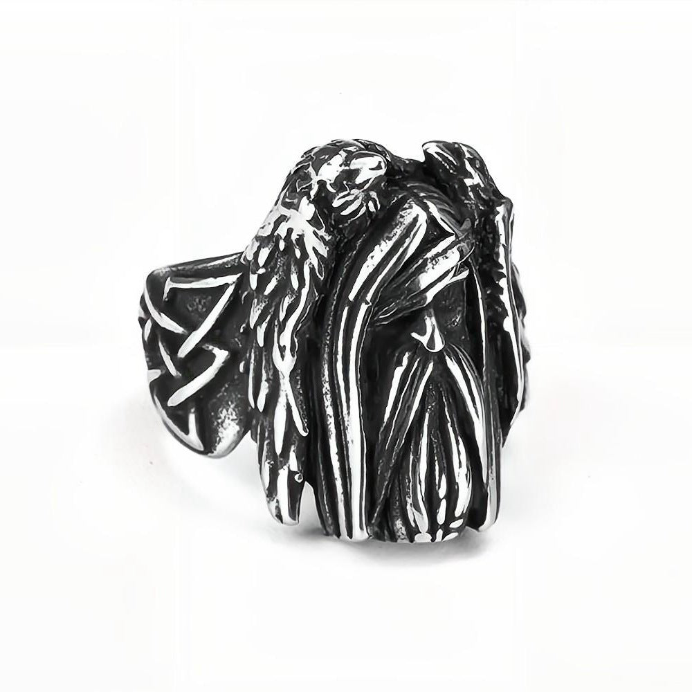 European And American Jewelry Wholesale Men's Titanium Ring