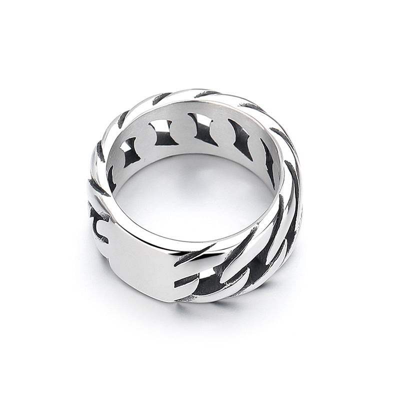 Steel Ring – Vintage Men's Ring For Everyday Wear