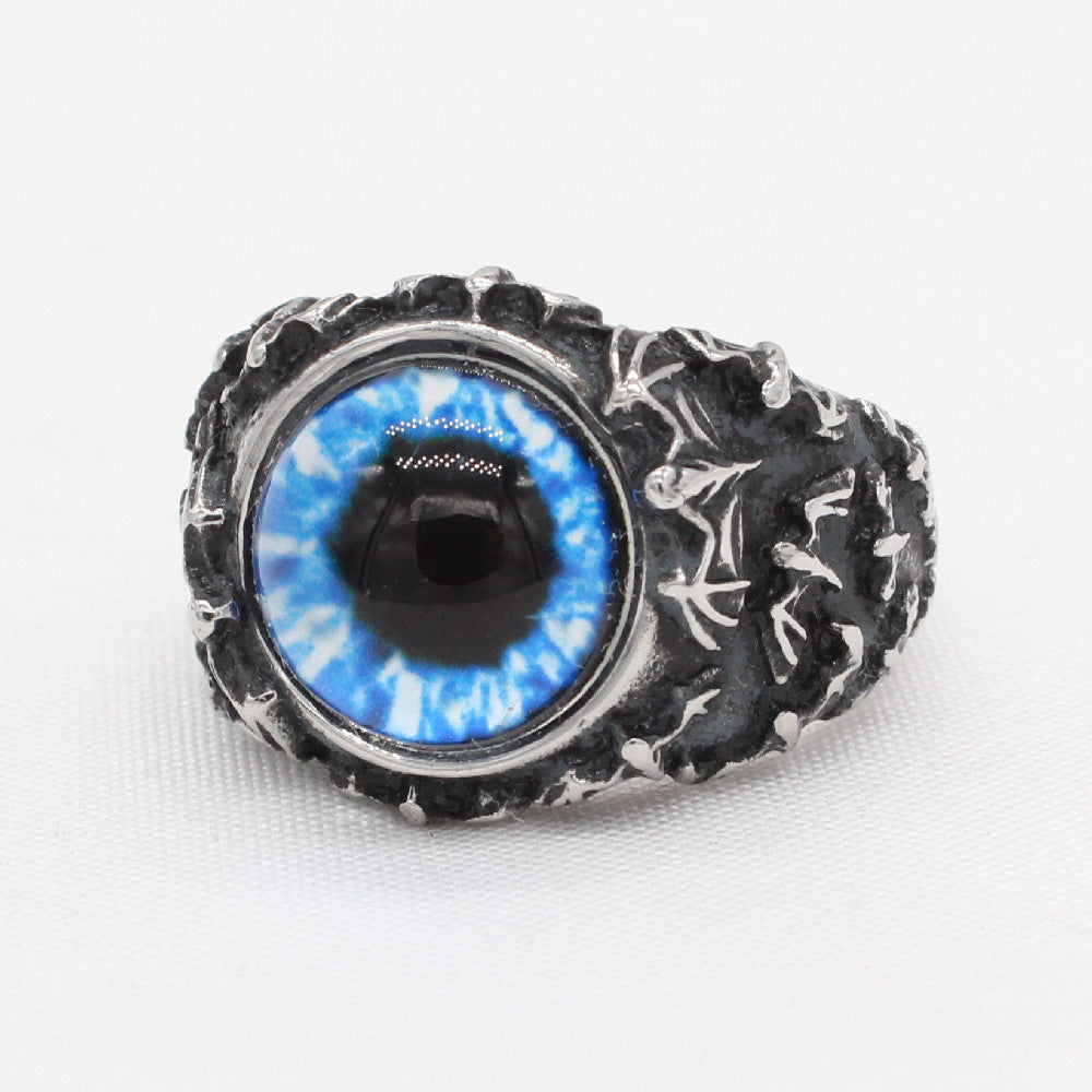 Planderful Titanium Steel Ring Unisex Retro Bat Design For Men And Women Everyday Genie Collection