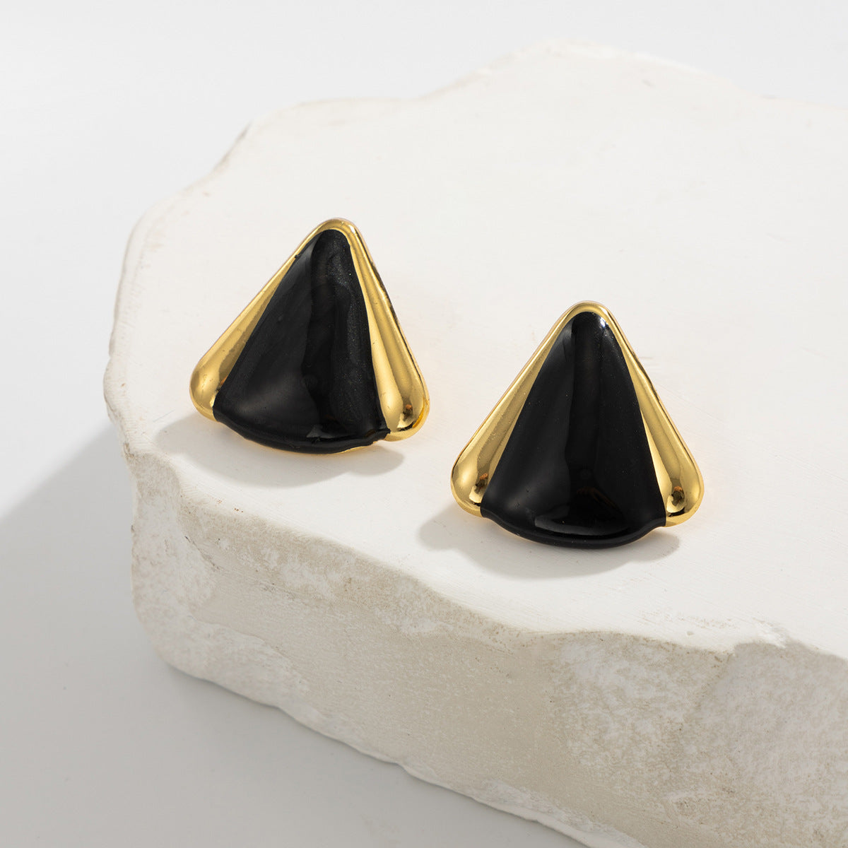 Stainless Steel Geometric Stud Earrings For Business Professionals By Planderful Vienna Verve