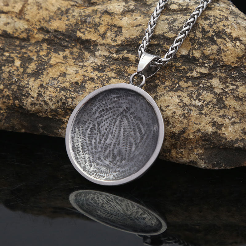 Titanium Steel Eye of Horus Necklace for Men Fashion