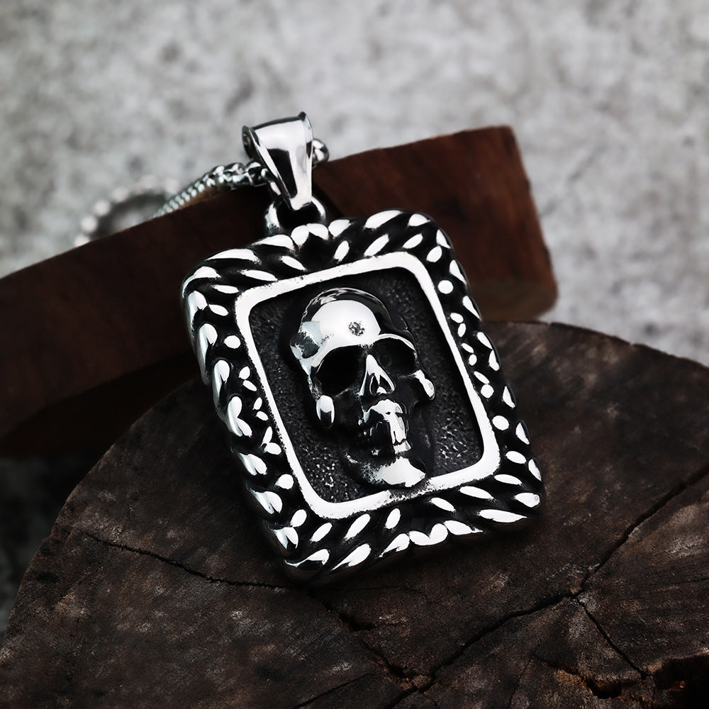 Specially for Foreign Trade Stainless Steel Skull Pendants