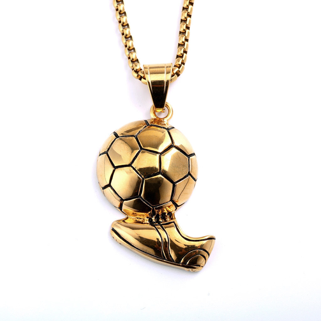 Vintage Stainless Steel Men's Pendant Necklace