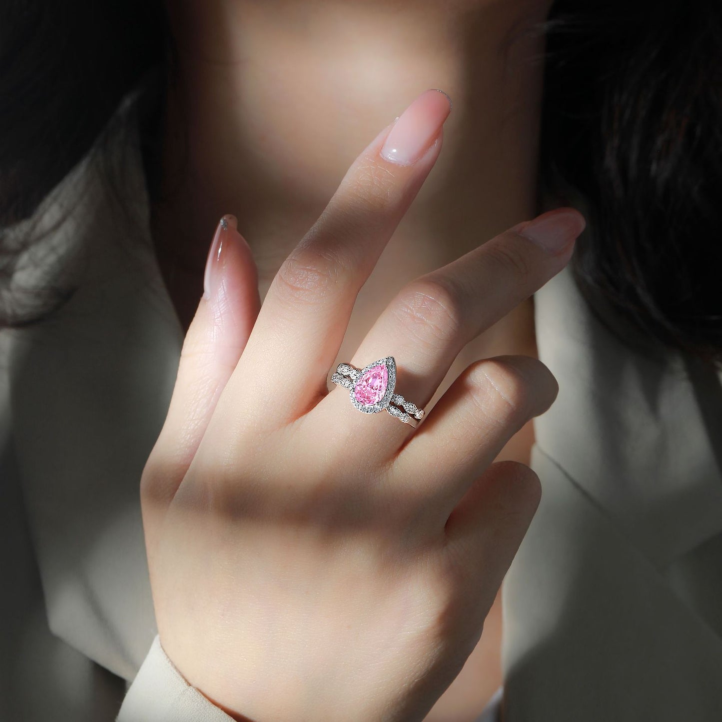 Sterling Silver 1.5ct Colored Treasure Ring for Women