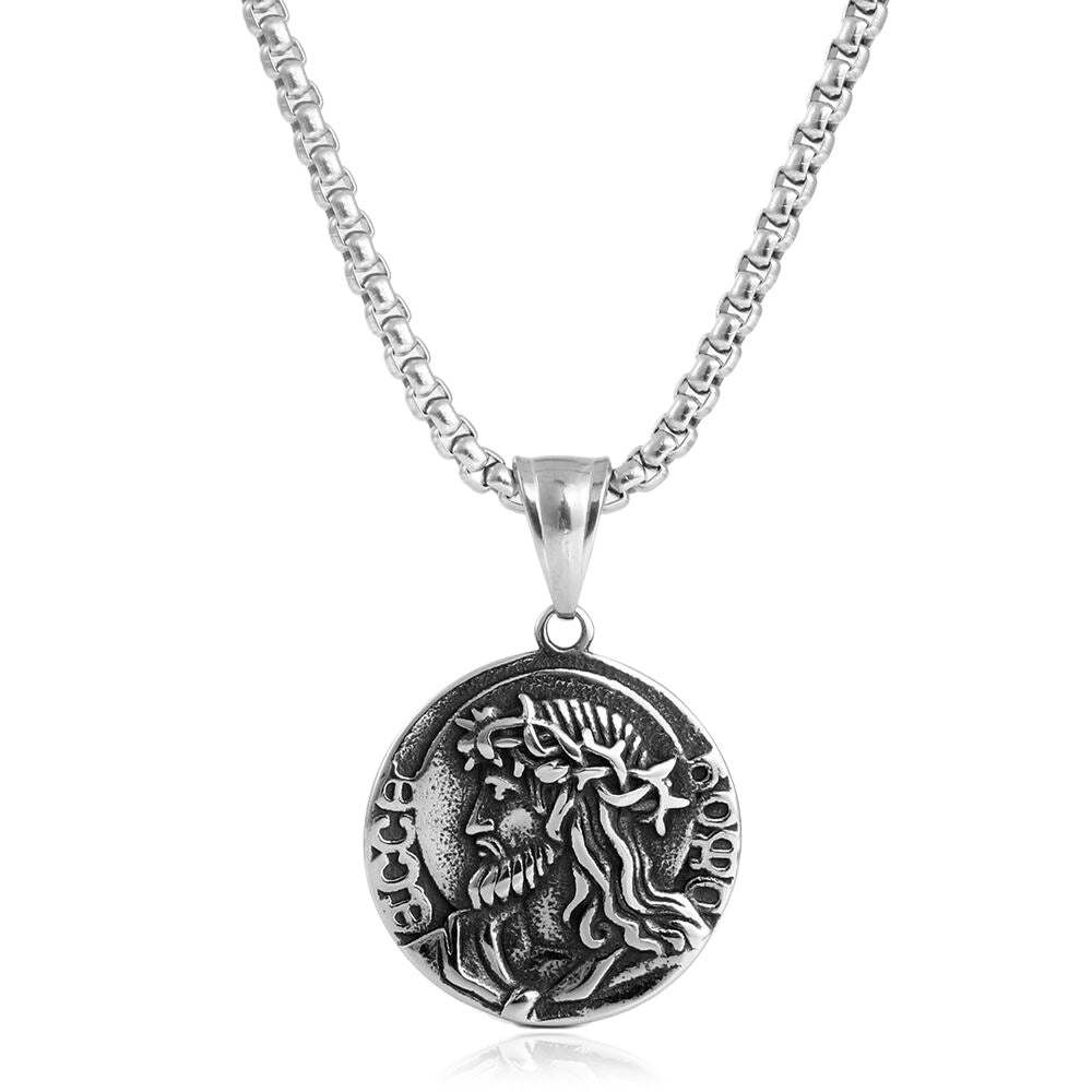 European And American Stainless Steel Pendant Necklace For Men