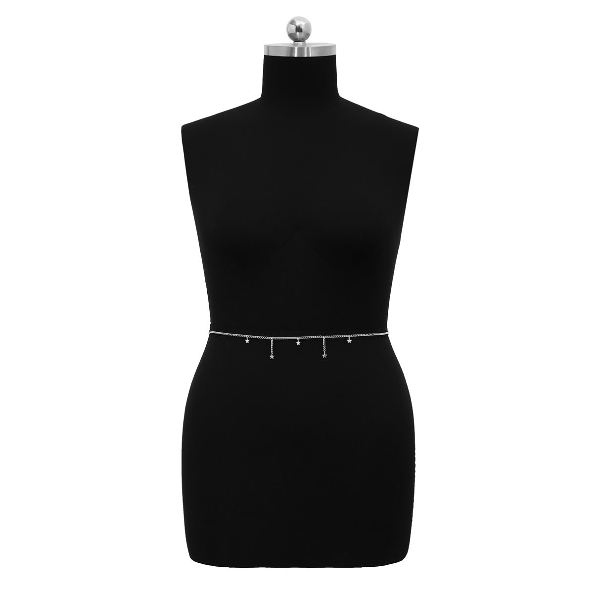 European and American Jewelry Collection: Vienna Verve Necklace and Body Chain with Alloy Material