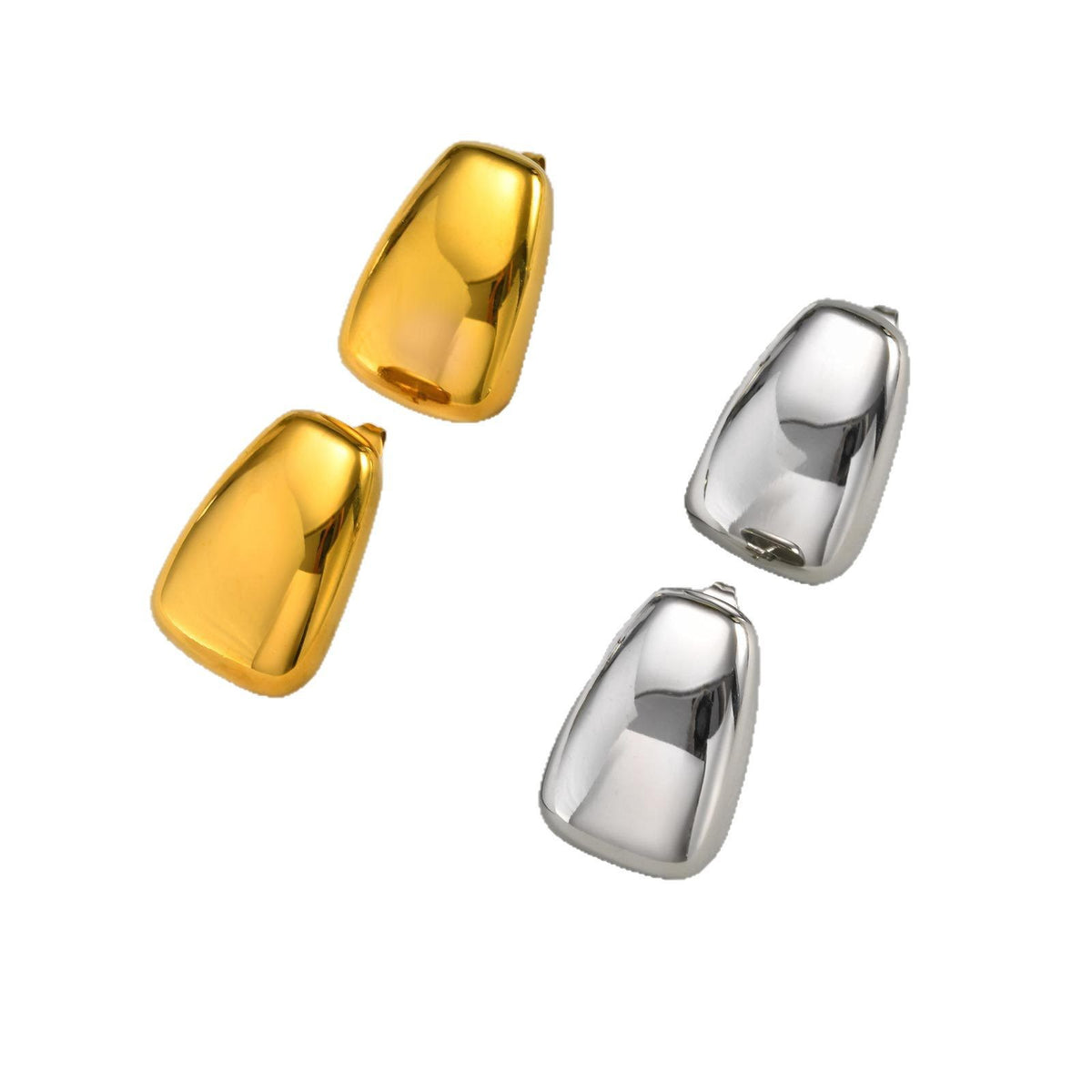 Stainless Steel Geometric Earrings